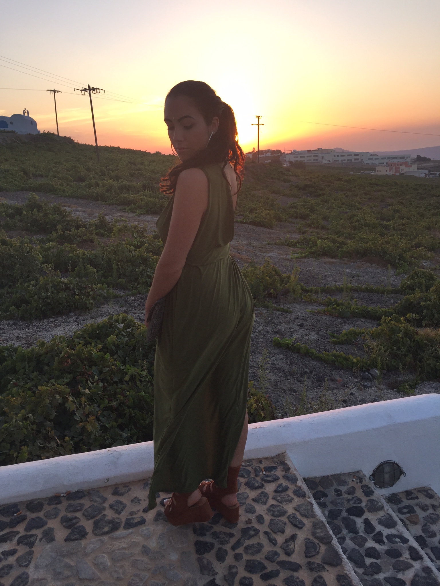 santorini,greece,island,sunset,pygros