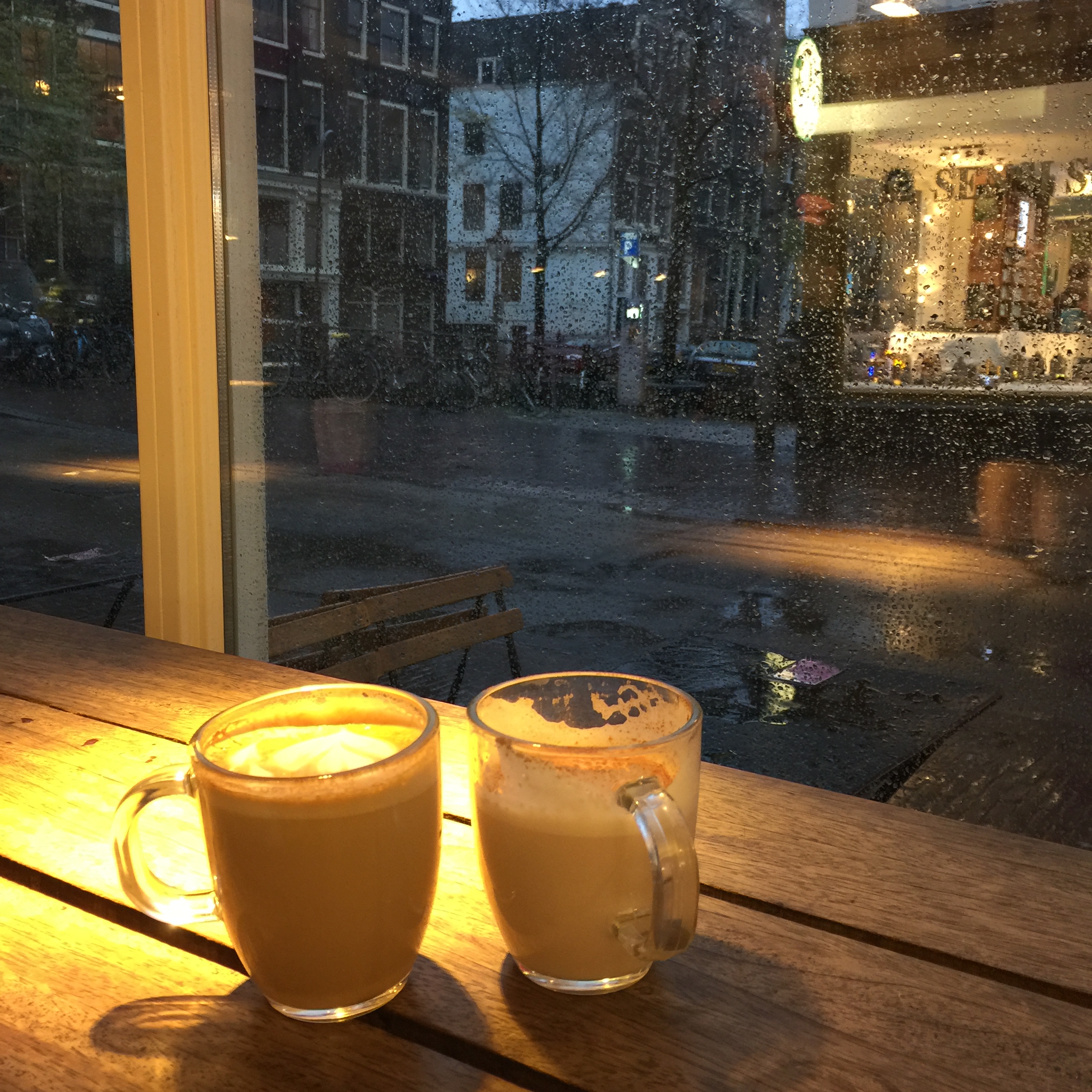 People watching in Amsterdam