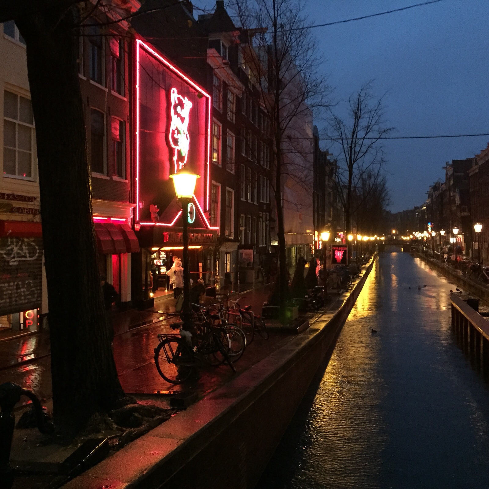 Amsterdam at night